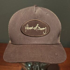 House of Sunny Brown Embroidered Logo Cap